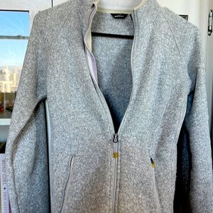 Eddie Bauer Gray Fleece Jacket